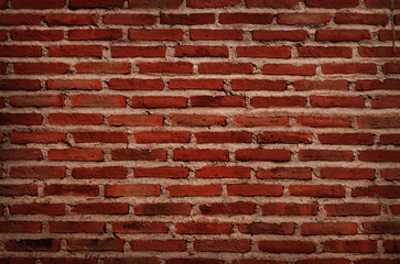 black and red grunge brick wall texture background with old dirty and vintage style pattern