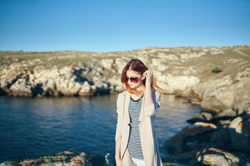 young woman on the beach