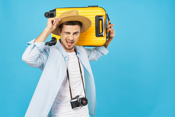 construction worker with yellow helmet