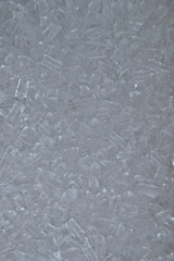 close up ice tube texture background