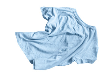 Crumpled t-shirt isolated