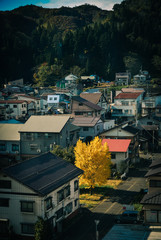 Small rural town in Gunma, Japan