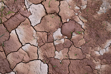 surface of dracked ground texture background