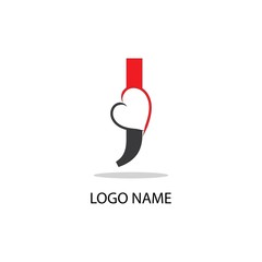 J LETTER LOGO SYMBOL MODERN BUSINESS