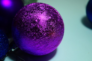 colored christmas balls toys