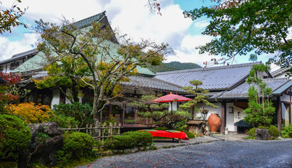 Fototapeta premium Traditional house in Kyoto, Japan