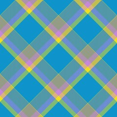 Pink yellow purple blue oblique checkered pattern