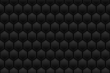 Naklejka premium Hexagon grid cell illustration. Abstract hexagonal background.