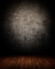 dark empty interior room. may used as background.