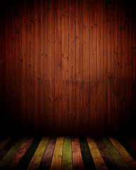 dark empty interior room. may used as background.