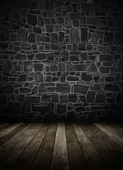 grunge empty interior room.