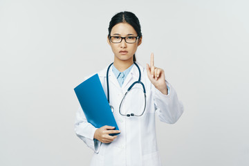 young doctor with stethoscope