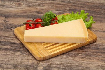 Italian traditional parmesan cheese triangle