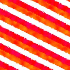 Abstract striped seamless pattern with watercolor painting impression