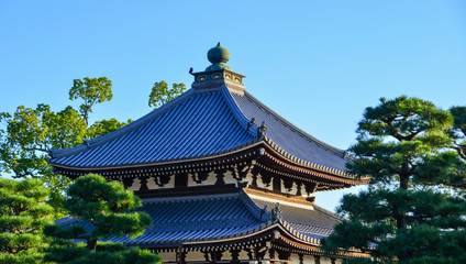 Ancient temple in Kyoto, Japan