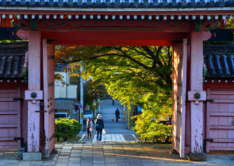 Ancient temple in Kyoto, Japan