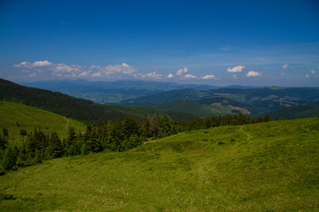 Fototapeta na wymiar Picturesque Carpathian landscape