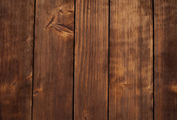 Obraz premium vertical dark wood texture from planks