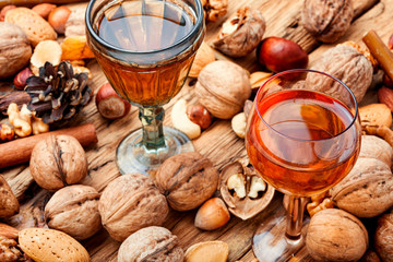 Autumn nutty liquor