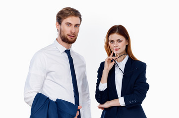 young man and woman talking on the phone