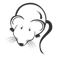 Mouse icon in trendy flat style isolated on background. Mouse icon page symbol for your web site design Mouse icon logo, app, UI. Mouse icon Vector illustration, EPS10.