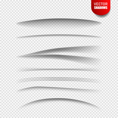 Paper sheet shadow effect.