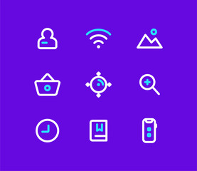 Outline icons