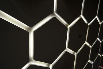 Abstract  black background. Texture design, bright poster, banner background.  Background with lines. Technology  wallpaper.   