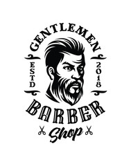 Barbershop Logo Vector design