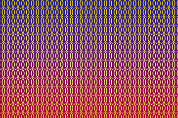 和柄 縦長円 夕暮れ