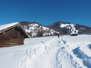 Winterwandern auf das Hörnle (Oberammergau)
