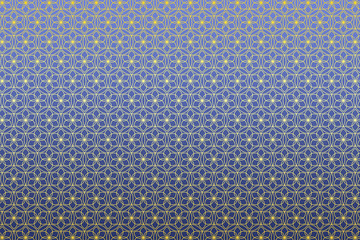 和柄 一重円 金色の花 夜明け前