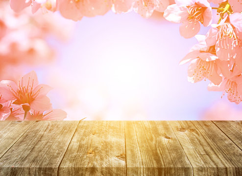 Wood Table Top On Pink Flower Bokeh Background Images – Browse 492 Stock  Photos, Vectors, and Video | Adobe Stock