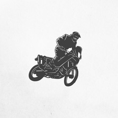 Fototapeta na wymiar motorcycle drive race bike fast