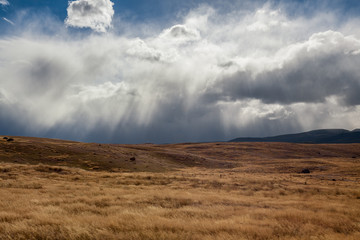 Fototapeta na wymiar Storm approaching in New Zealand