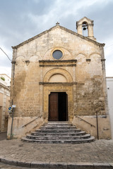 Fototapeta na wymiar Chiesa della Madonna delle Grazie già Santa Maria in Platea Montescaglioso (Matera)