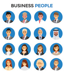 businessmen consulting  .Business people concept cartoon illustration