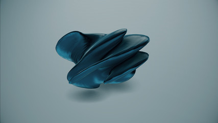 Schwarze Form ruht in sich selbst