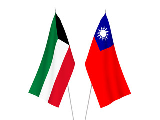 Taiwan and Kuwait flags