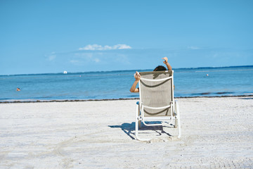 chair on the beach
