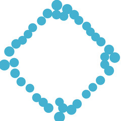 abstract background with blue circles