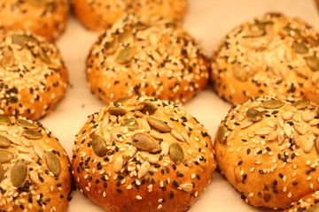 bakery bread in shop at the mall