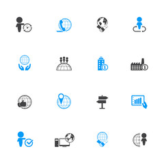 Business icon set 