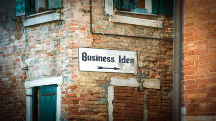 Street Sign to Business Idea