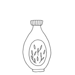 Line art sketch japan Japanese social media instagram bottle