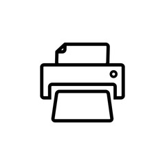 printer icon vector design template