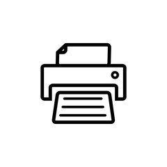 printer icon vector design template