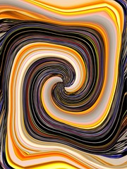 Abstract swirl texture, spiral in black, gold, white-red-blue colors in the form of a seamless repeating pattern for printing on fabric, poster, paper, wallpaper, postcards, packaging. Seamless patter