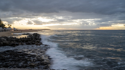 sunrise over the ocean Costa Meloneras Gran Canaria Spain