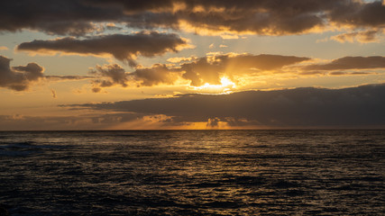 Sunrise over the ocean at Costa Meloneras Gran Canaria Spain